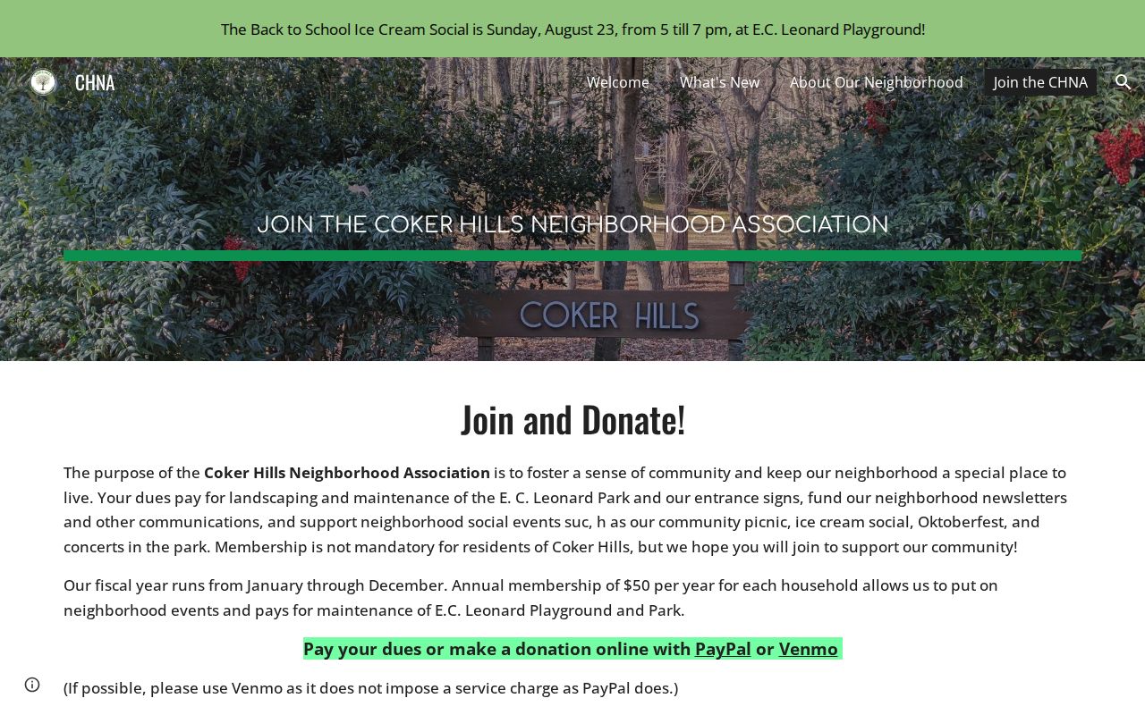 Chapel Hill neighbors view of Coker Hills association information